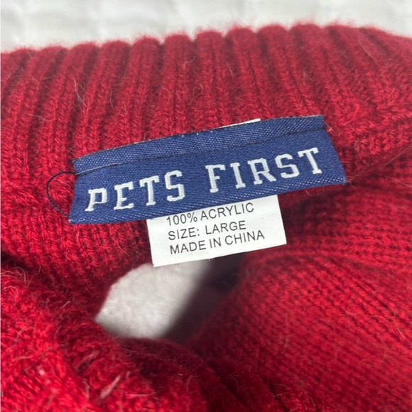 Alabama Crimson Tide NCAA Dog Sweater Large Pets First Knit Pet Apparel - Picture 6 of 6